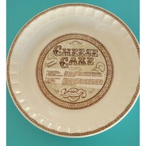 1983 Royal China Cheesecake Dish
